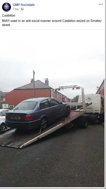 Peter Wilson car impounded