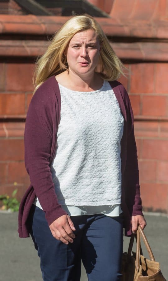 South Herefordshire Hunt kennel maid Hannah Rose pictured outside court