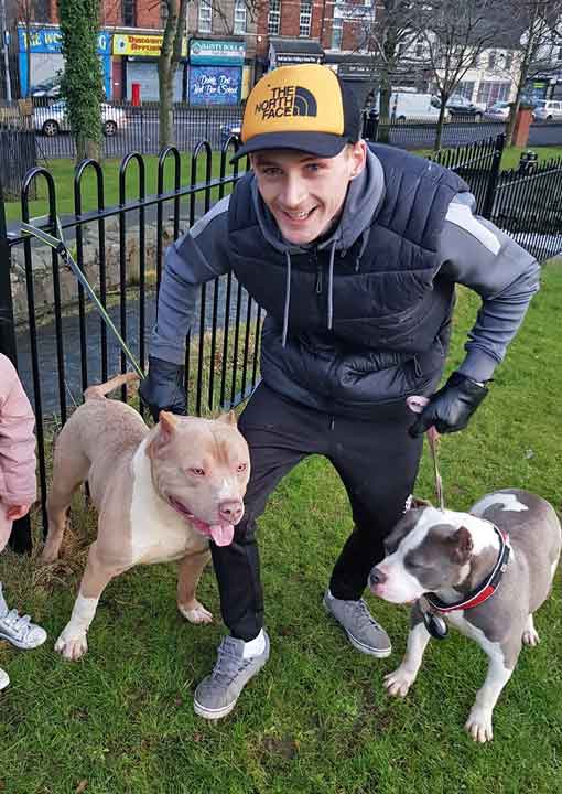 Local authority prosecution of unlicensed dog breeder and abuser Joseph McWilliams from North Belfast, Northern Ireland.