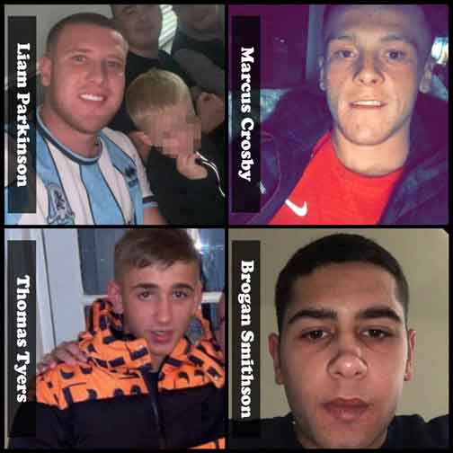 Prosecution of Teesside Badger Baiters: Marcus Crosby, Thomas 'TJ' Tyers, Liam Parkinson, Brogan Smithson